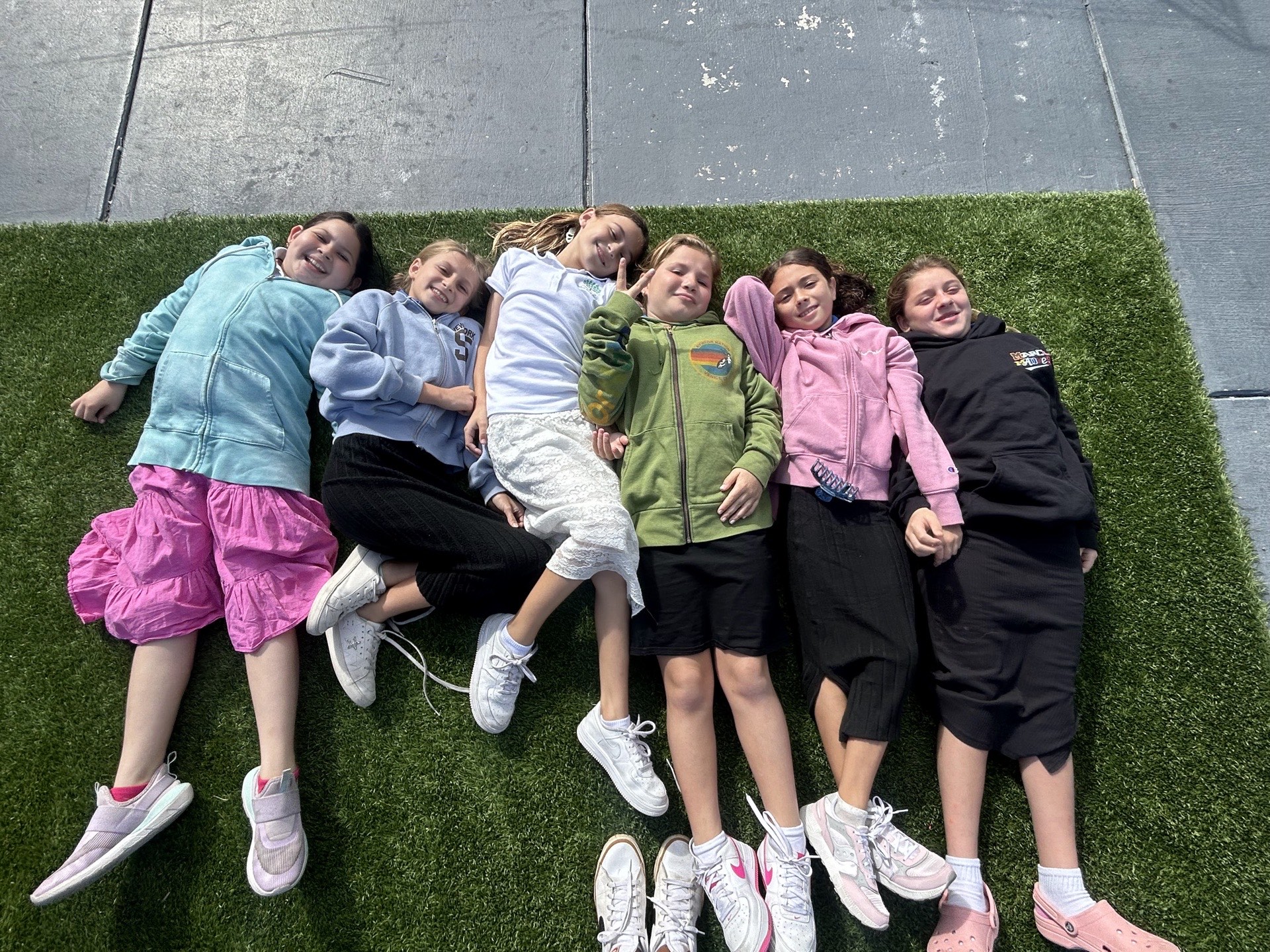 Students connecting and bonding together